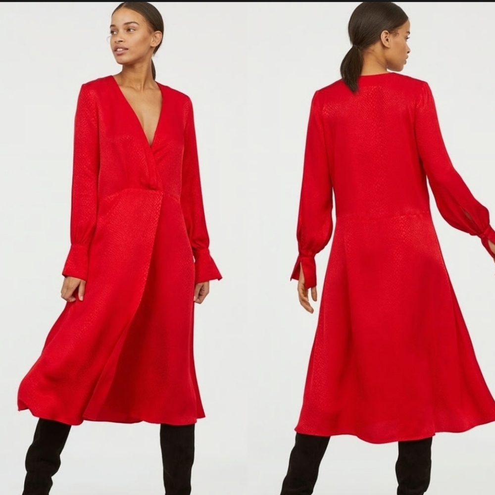 H&M Jaquard-weave dress